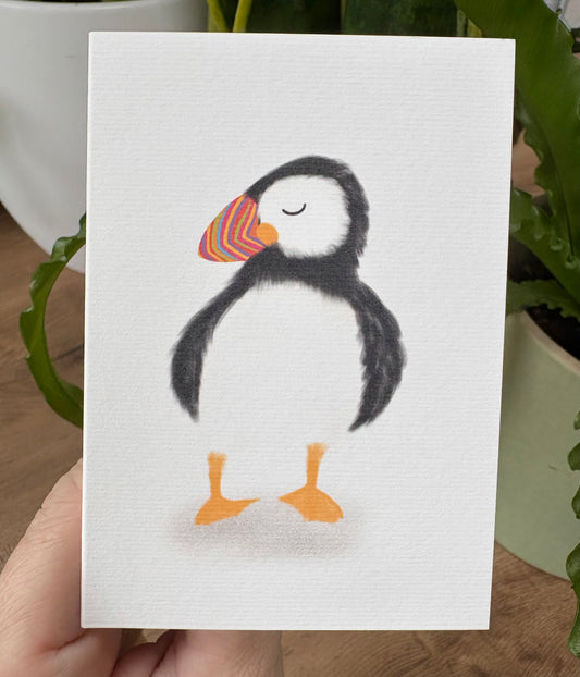 Mini Puffin A7 Card