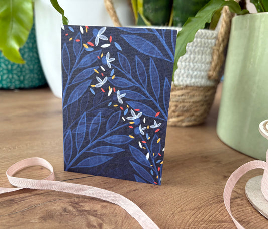Mini Midnight Garden A7 Card