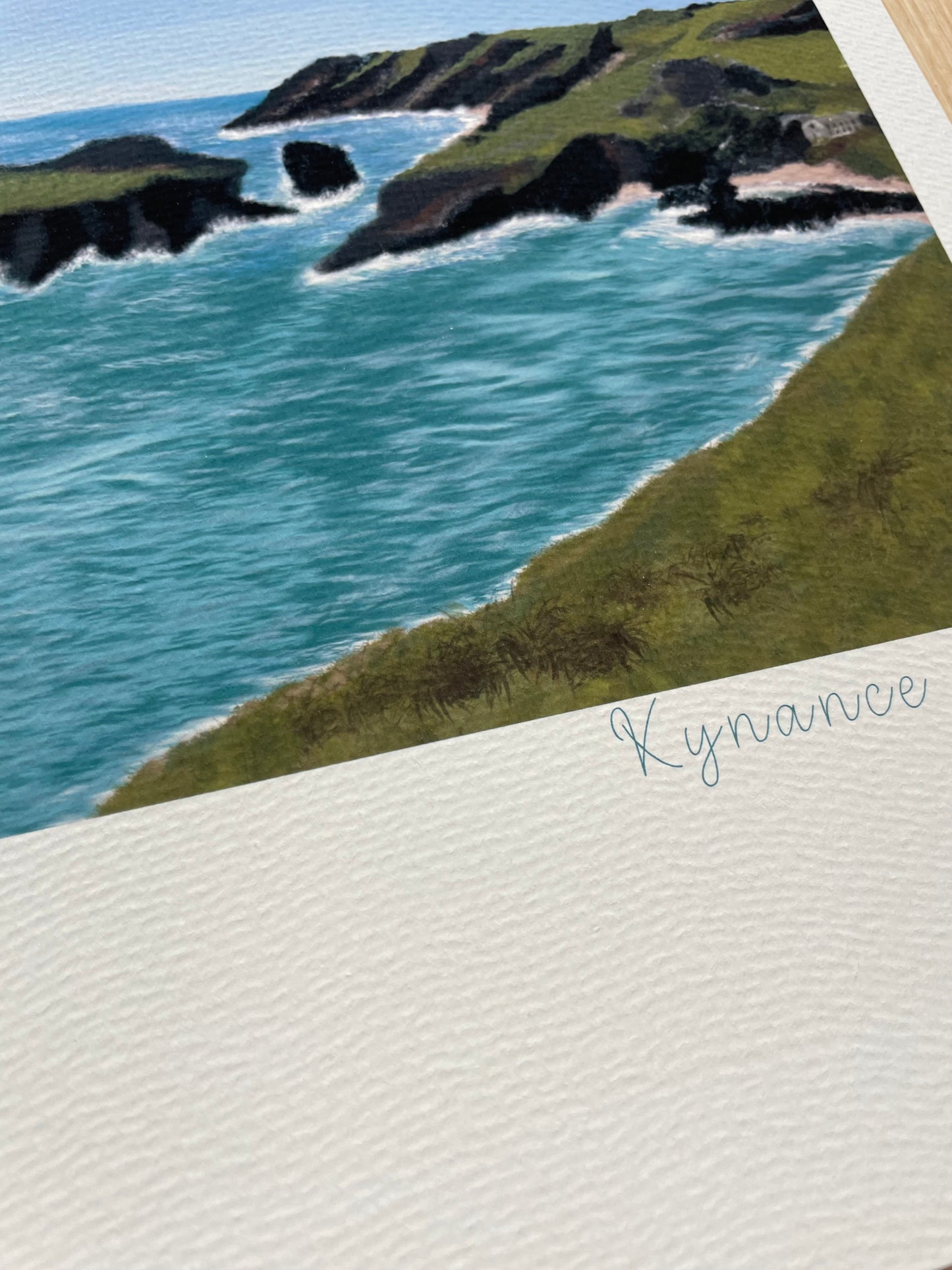 Kynance Cove, Cornwall - A4 unframed artwork