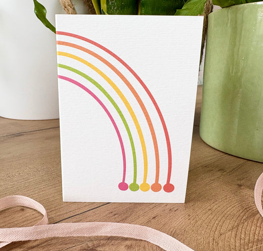 Mini Rainbow A7 Card
