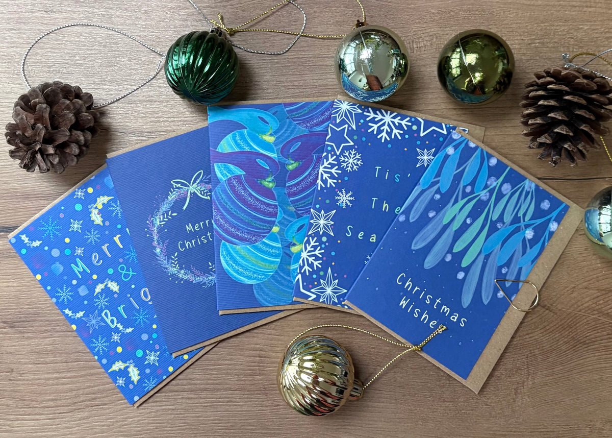 Mini Christmas Mistletoe card