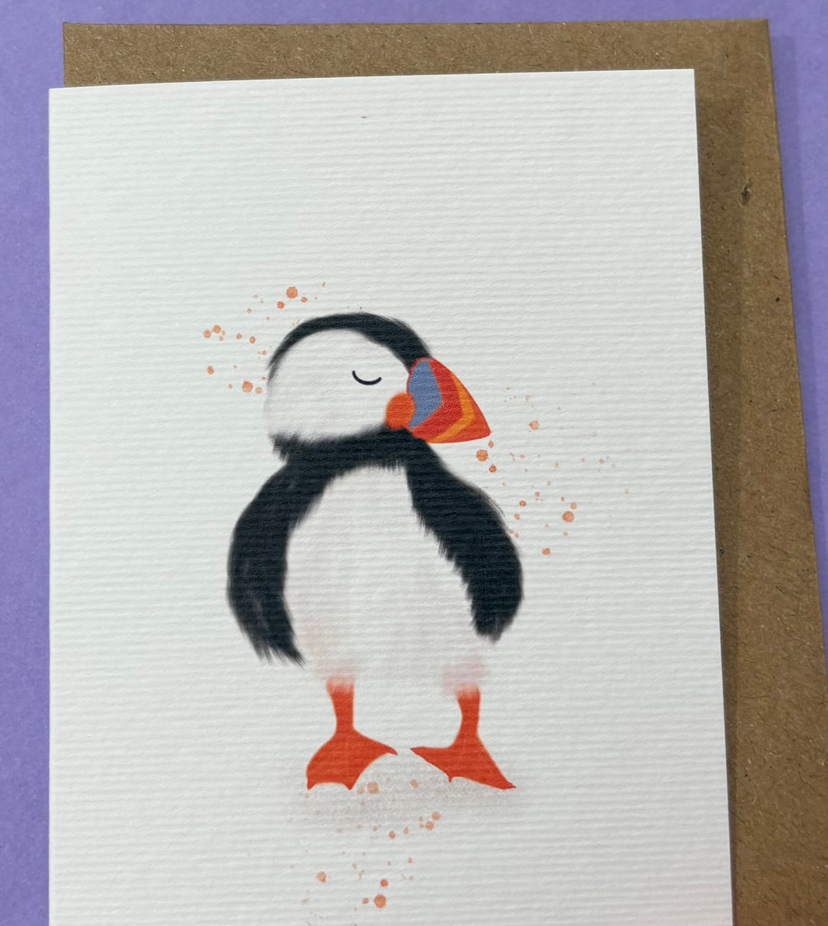 Mini Puffin A7 Card