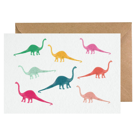 Bright Dinosaurs card