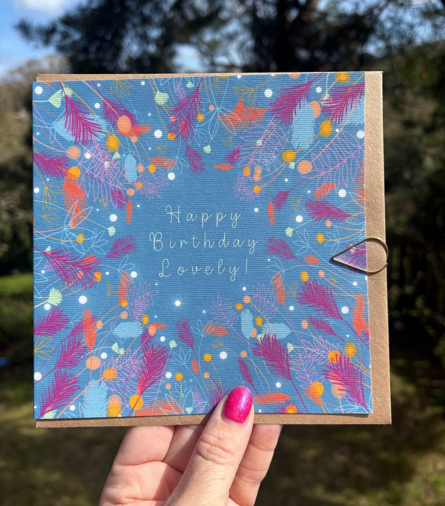 Happy Birthday Lovely Wild Meadow card