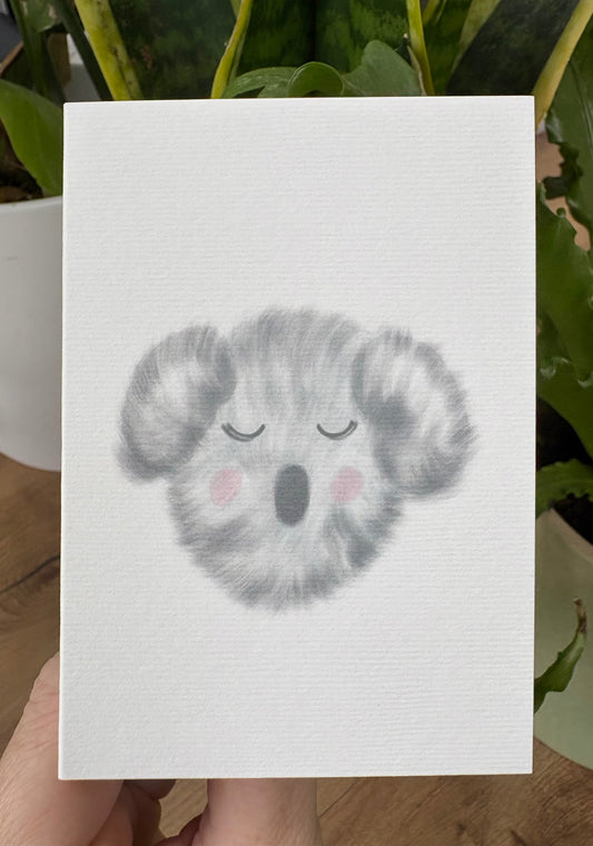 Mini Koala Bear A7 Card