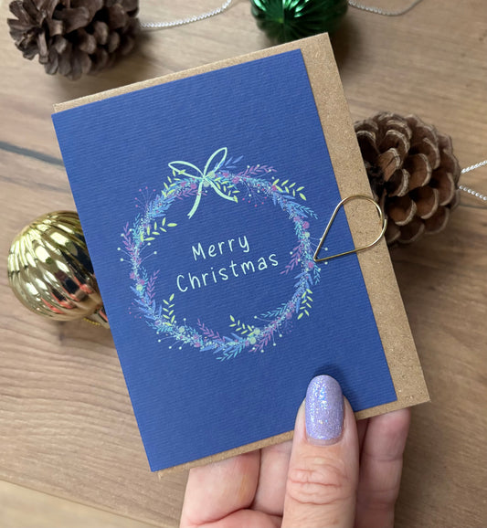 Mini Christmas Wreath Card