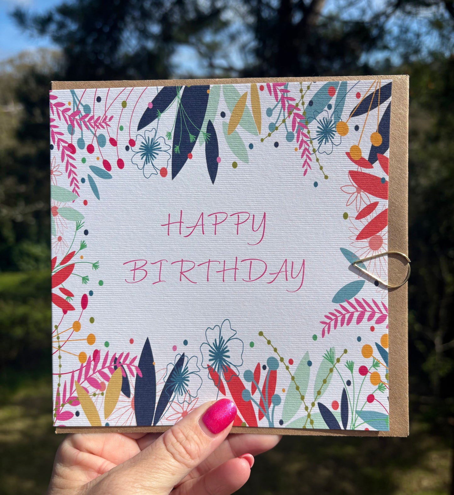 Happy Birthday Spring flowers