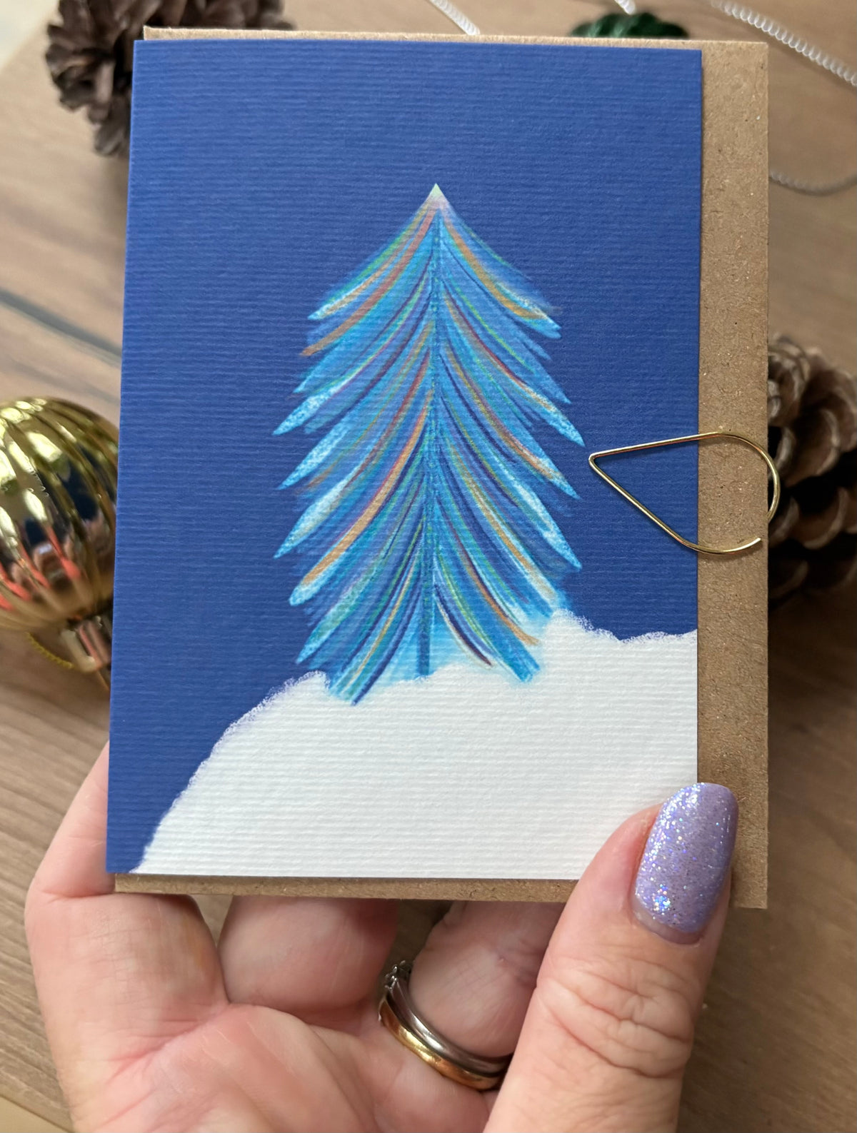 Set of 10 mini Christmas Cards