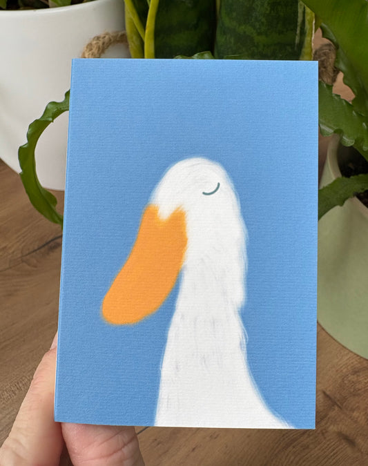 Mini Runner Duck A7 Card