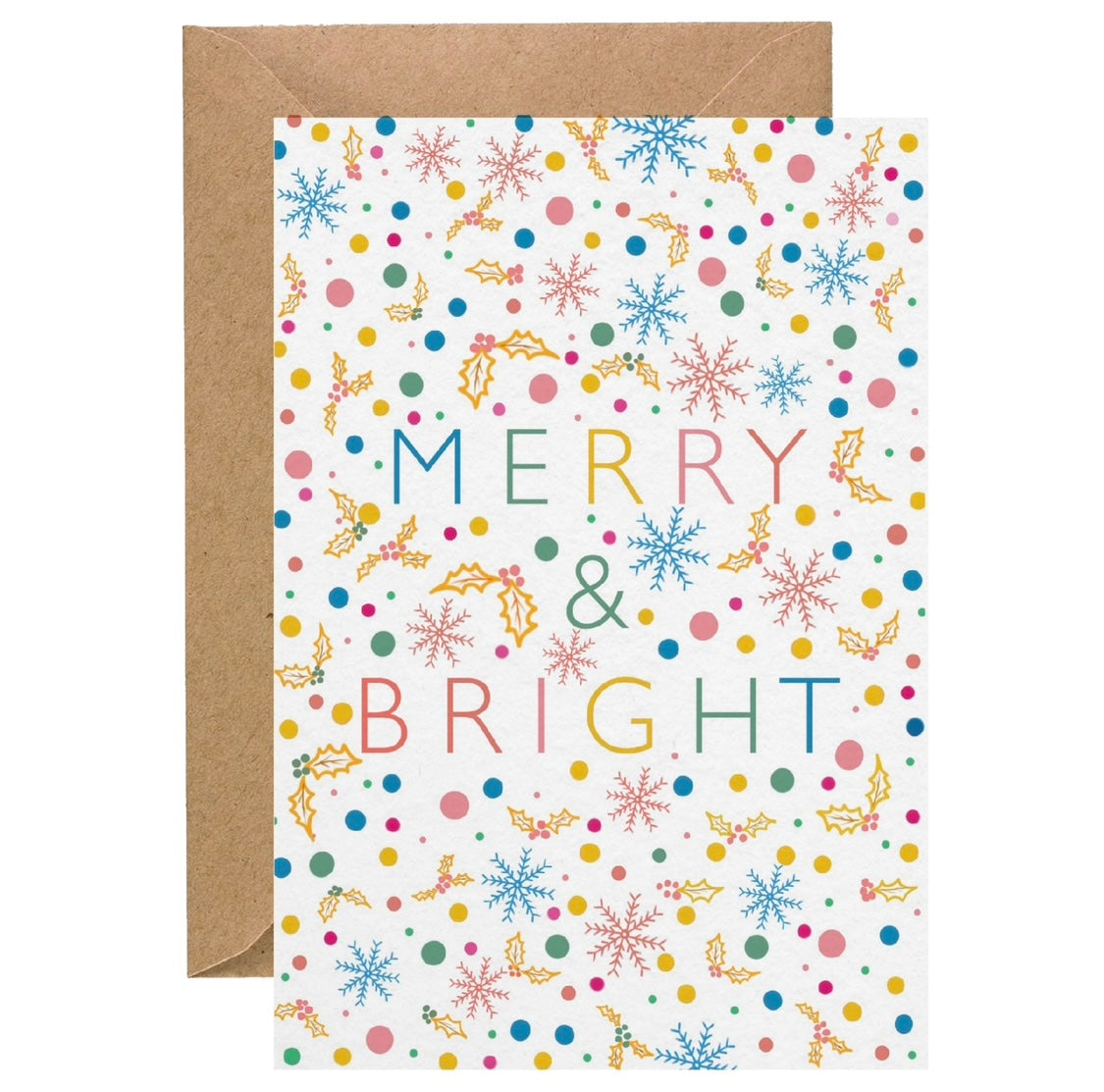 Merry & Bright Christmas card