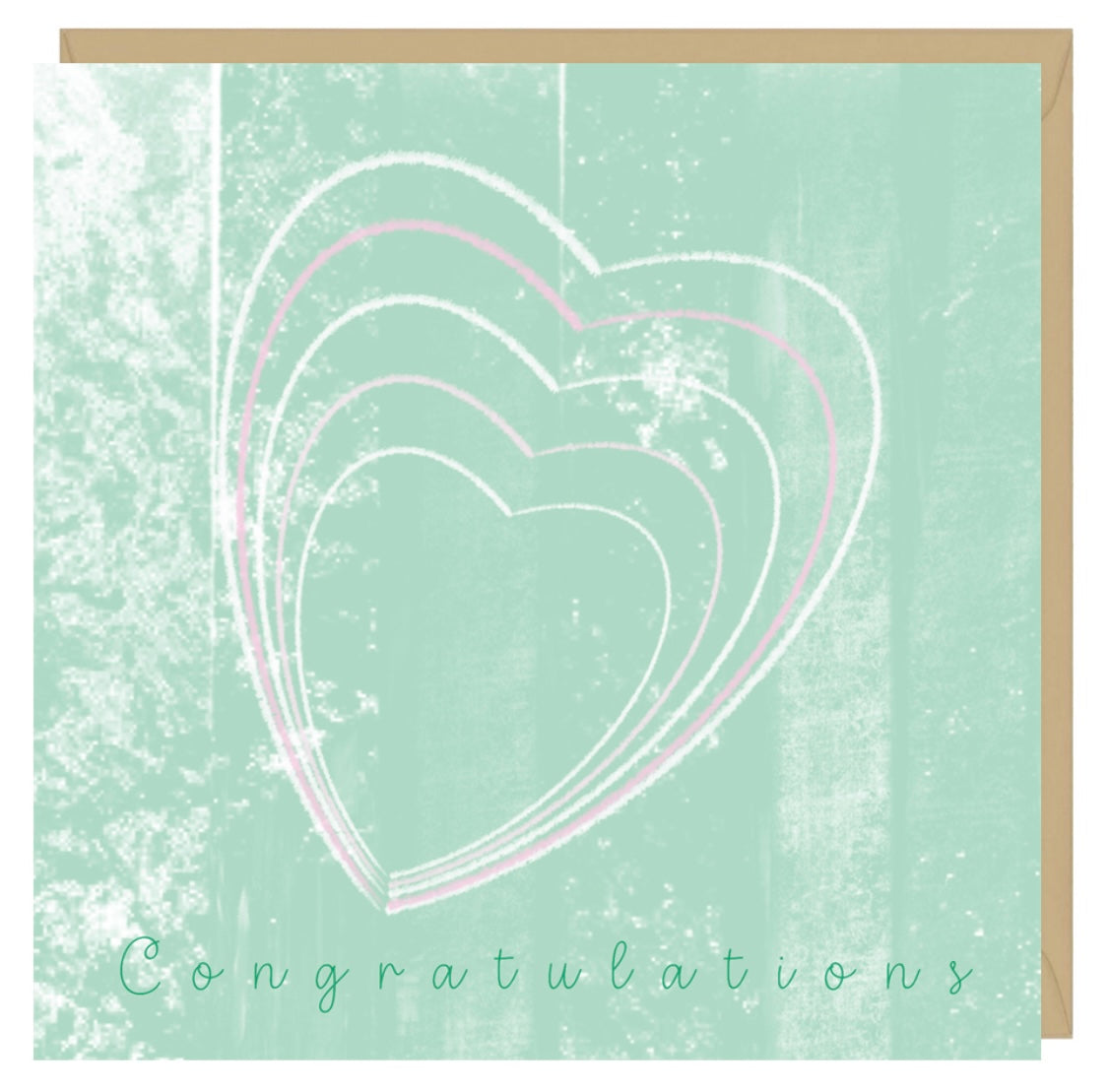 Congratulations Heart card